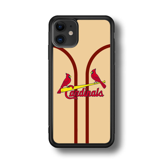 St Louis Cardinals Creammy Jersey iPhone 11 Case