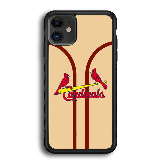 St Louis Cardinals Creammy Jersey iPhone 12 Case