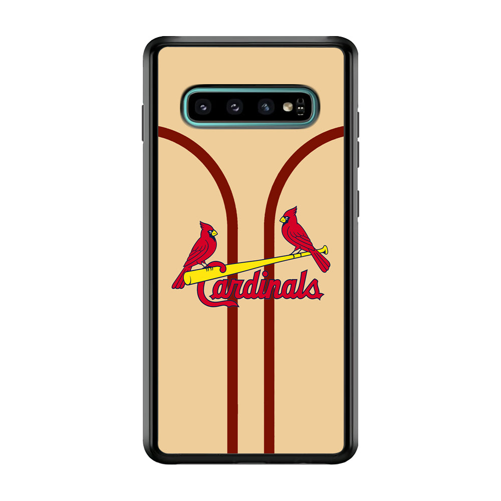 St Louis Cardinals Creammy Jersey Samsung Galaxy S10 Case