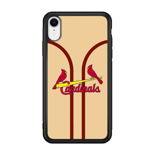 St Louis Cardinals Creammy Jersey iPhone XR Case