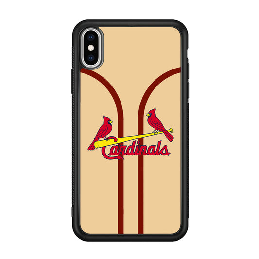 St Louis Cardinals Creammy Jersey iPhone X Case