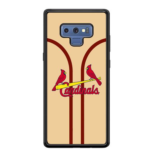 St Louis Cardinals Creammy Jersey Samsung Galaxy Note 9 Case