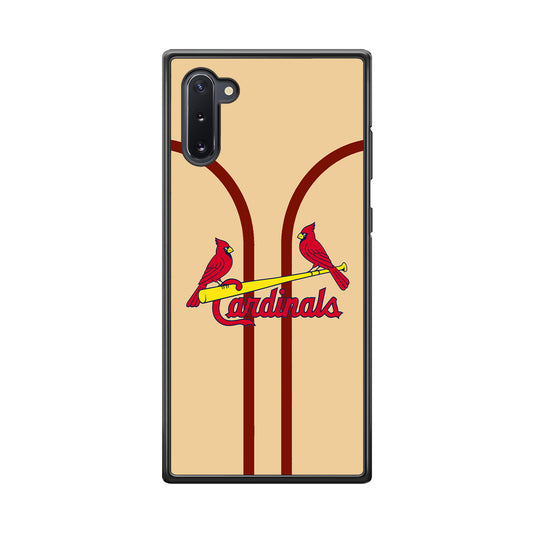 St Louis Cardinals Creammy Jersey Samsung Galaxy Note 10 Case