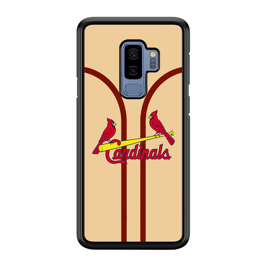 St Louis Cardinals Creammy Jersey Samsung Galaxy S9 Plus Case