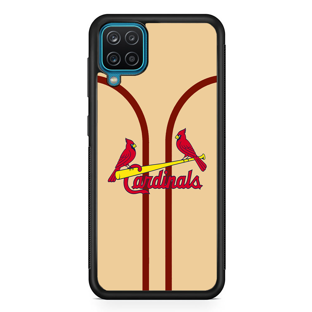 St Louis Cardinals Creammy Jersey Samsung Galaxy A12 Case