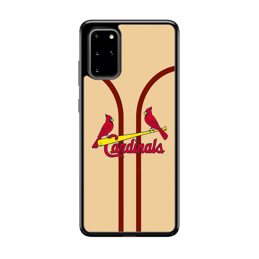St Louis Cardinals Creammy Jersey Samsung Galaxy S20 Plus Case