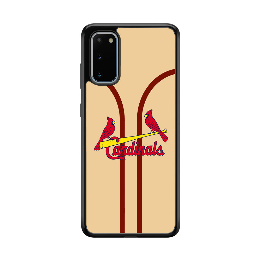 St Louis Cardinals Creammy Jersey Samsung Galaxy S20 Case