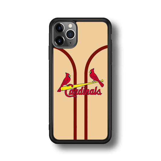St Louis Cardinals Creammy Jersey iPhone 11 Pro Max Case