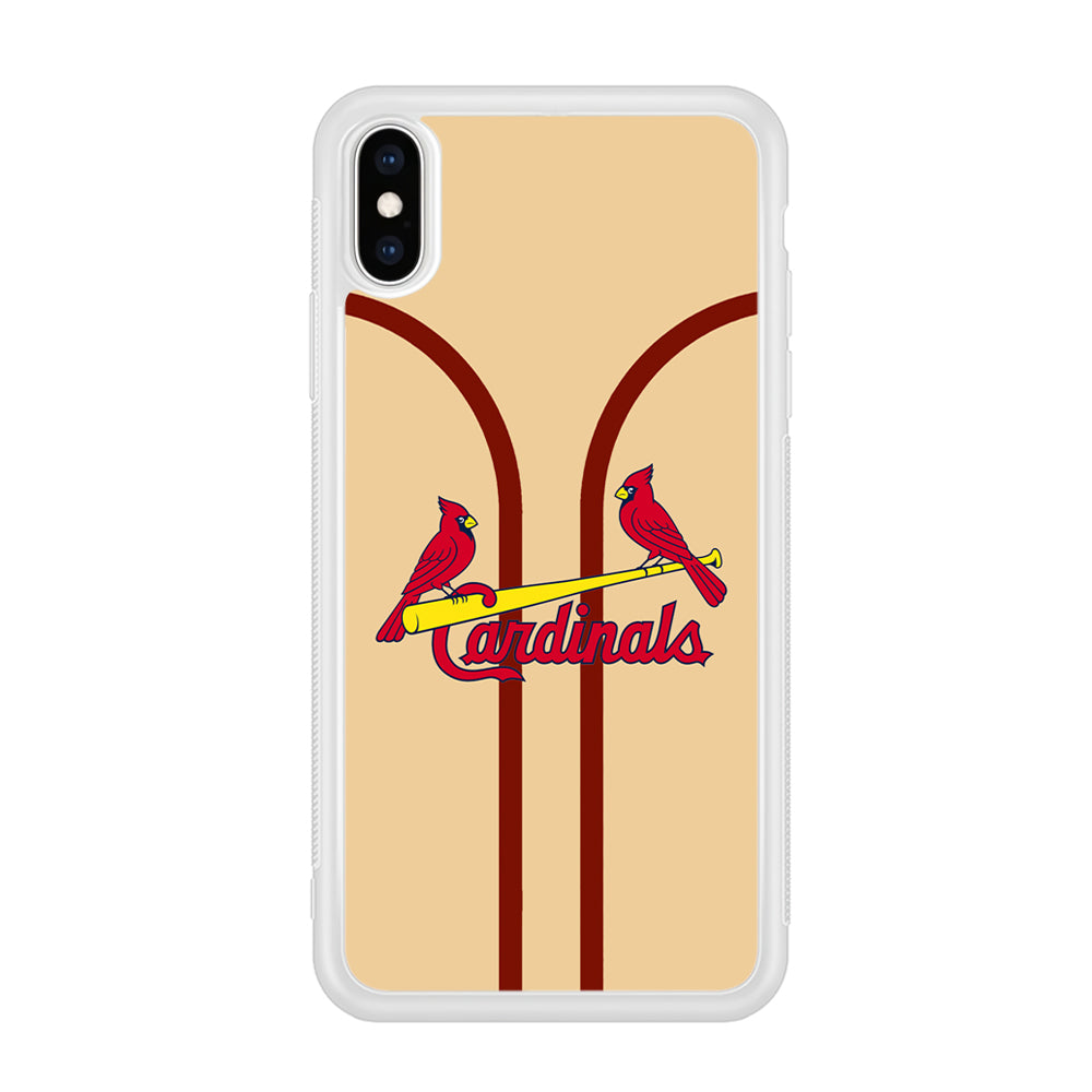 St Louis Cardinals Creammy Jersey iPhone X Case