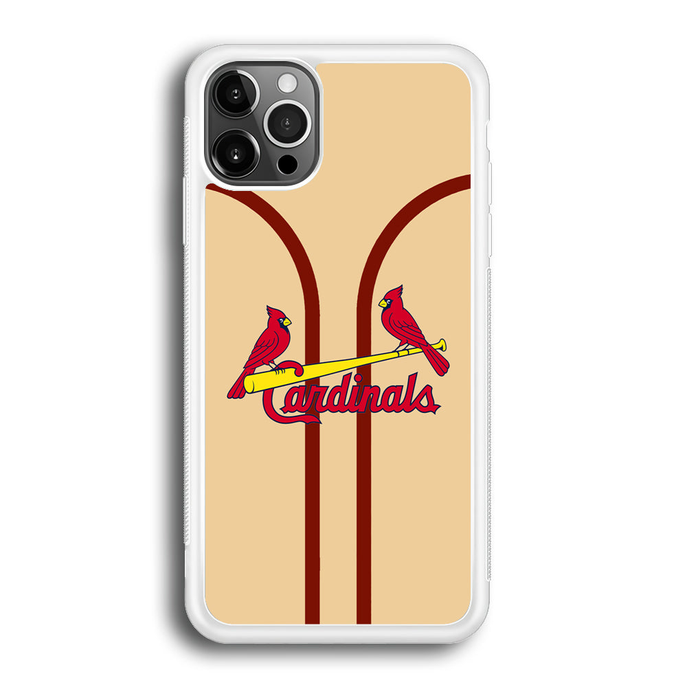 St Louis Cardinals Creammy Jersey iPhone 12 Pro Max Case