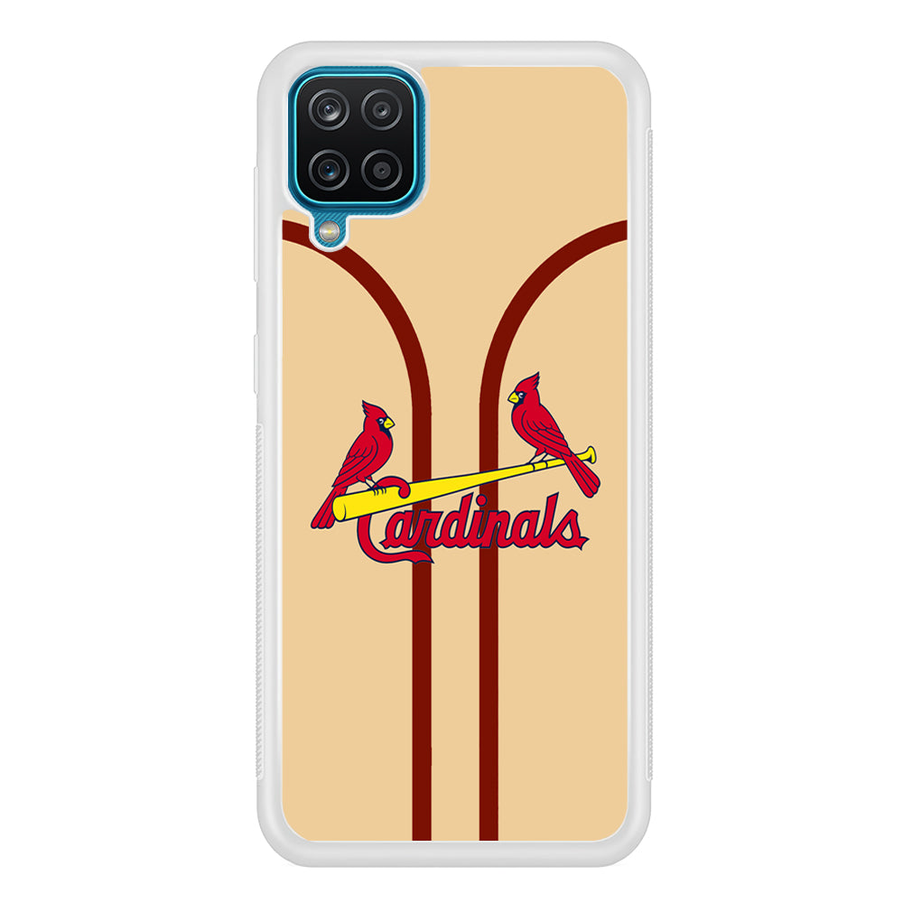 St Louis Cardinals Creammy Jersey Samsung Galaxy A12 Case