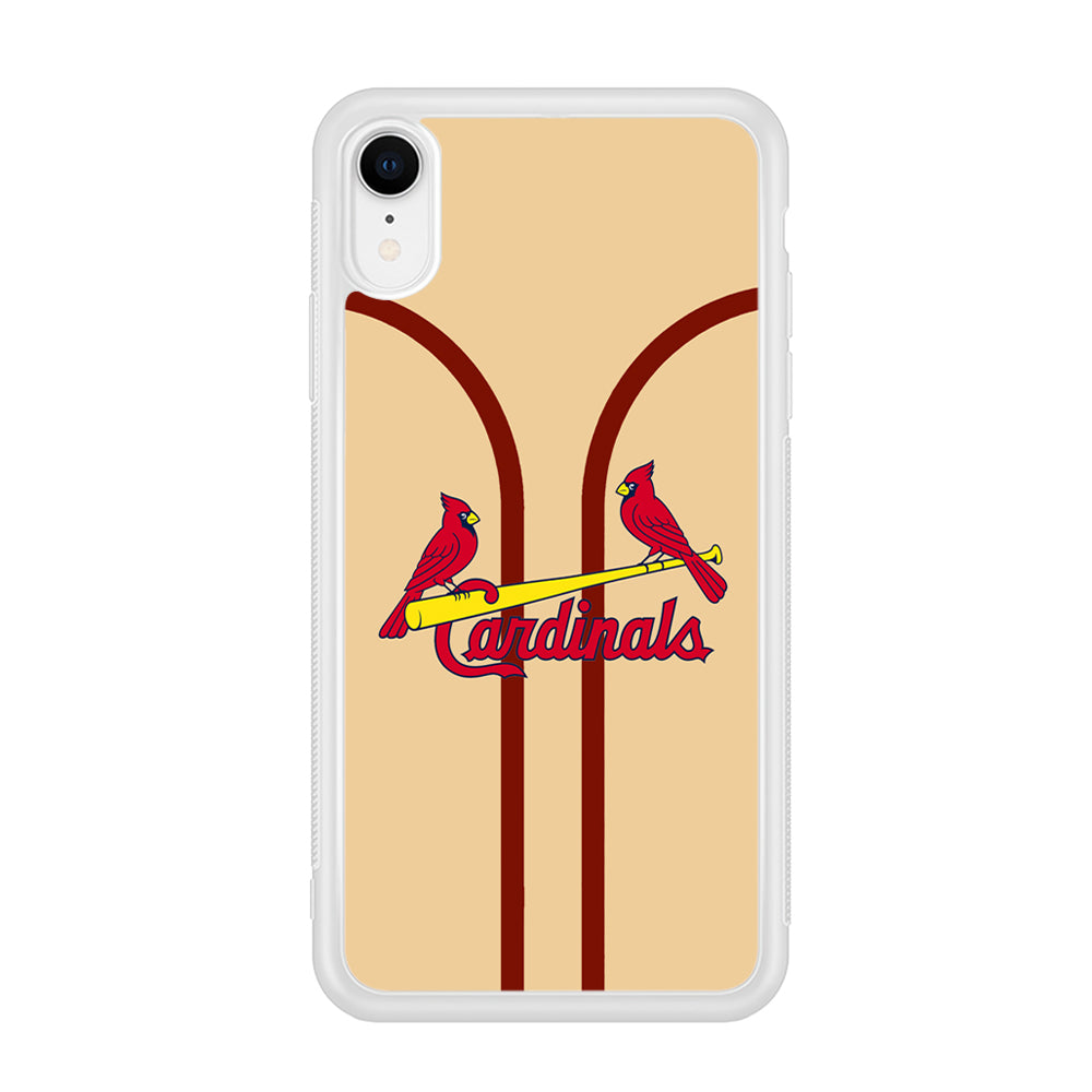 St Louis Cardinals Creammy Jersey iPhone XR Case