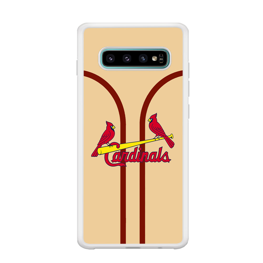 St Louis Cardinals Creammy Jersey Samsung Galaxy S10 Case