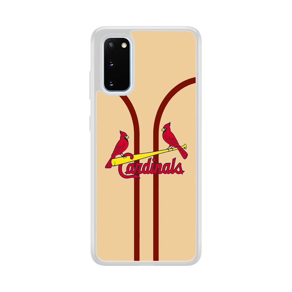 St Louis Cardinals Creammy Jersey Samsung Galaxy S20 Case