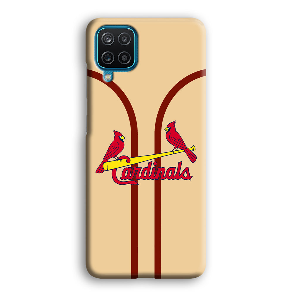 St Louis Cardinals Creammy Jersey Samsung Galaxy A12 Case