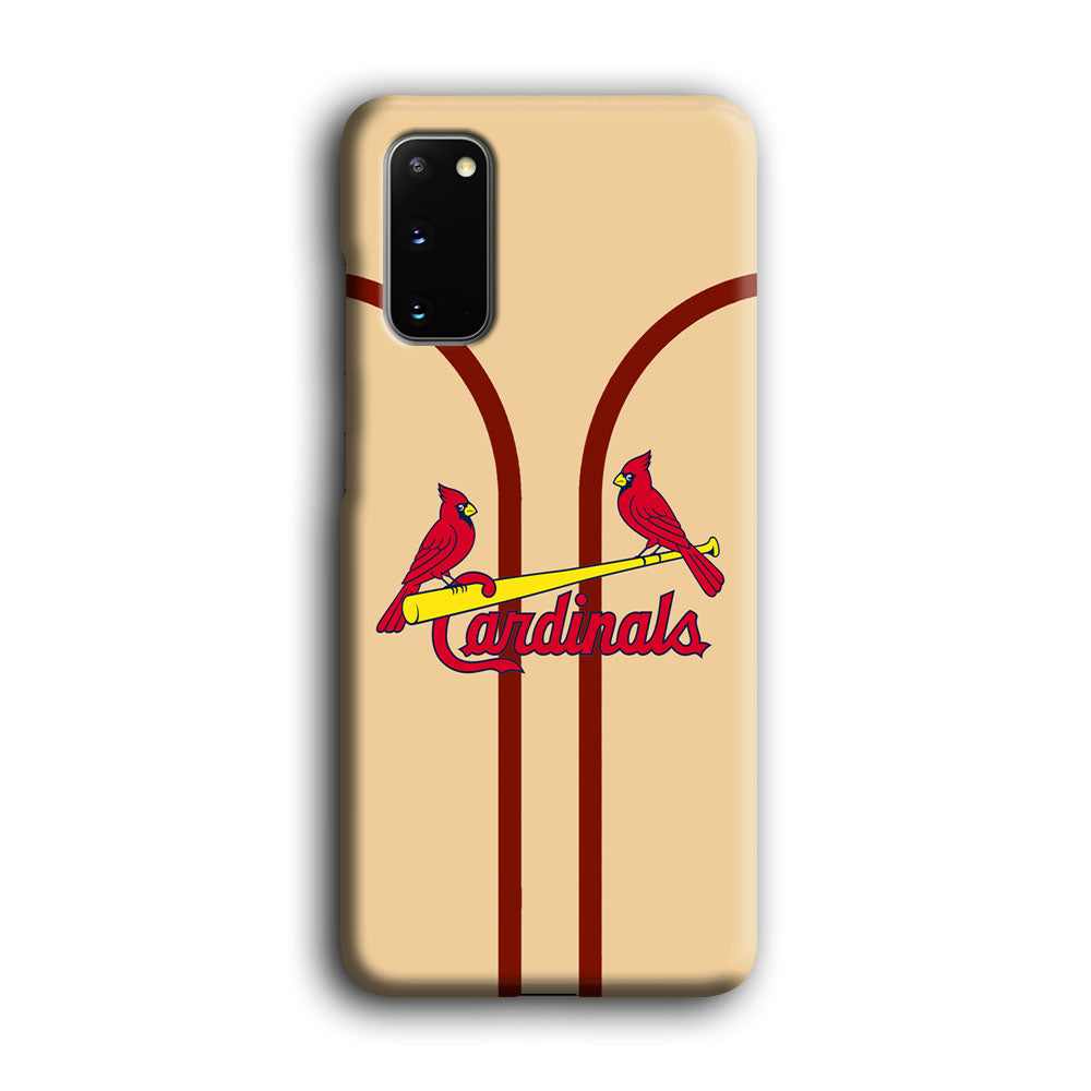 St Louis Cardinals Creammy Jersey Samsung Galaxy S20 Case