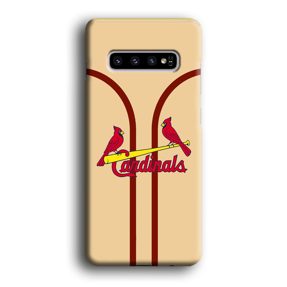 St Louis Cardinals Creammy Jersey Samsung Galaxy S10 Case