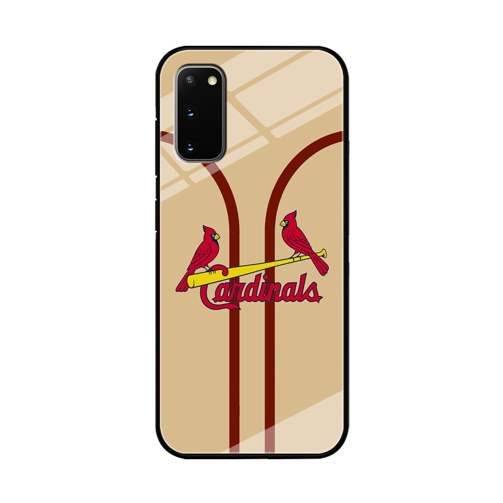 St Louis Cardinals Creammy Jersey Samsung Galaxy S20 Case