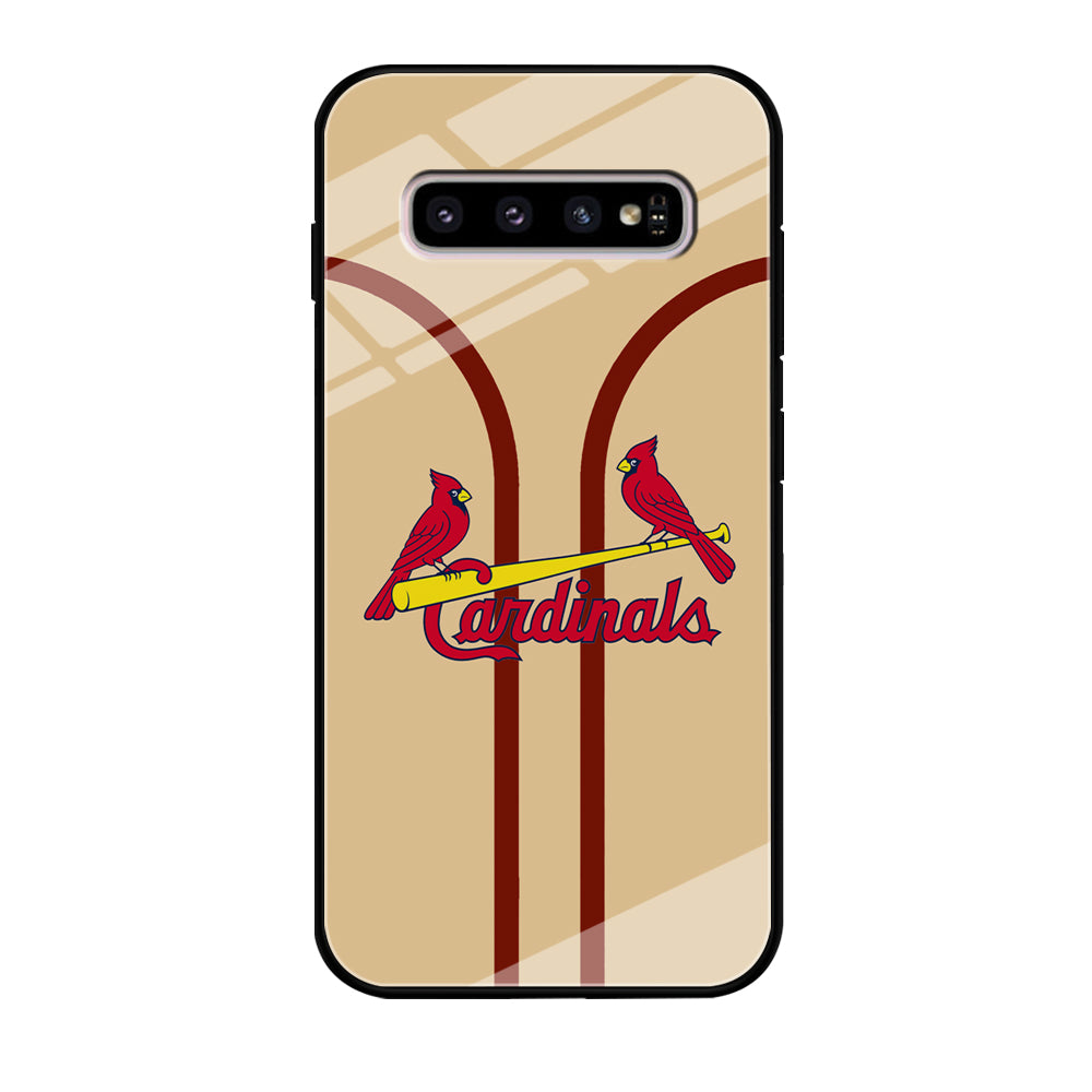 St Louis Cardinals Creammy Jersey Samsung Galaxy S10 Case