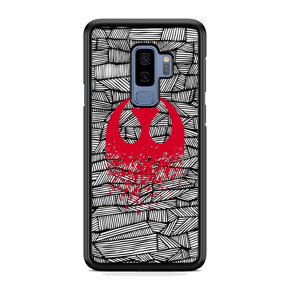 Star War Red Rebel Alliance Samsung Galaxy S9 Plus Case