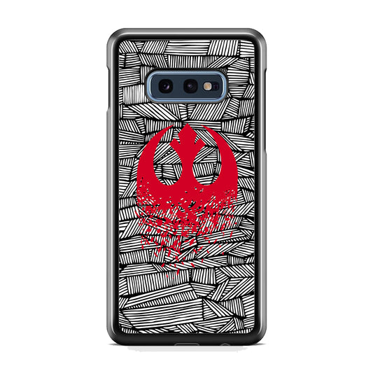 Star War Red Rebel Alliance Samsung Galaxy S10E Case
