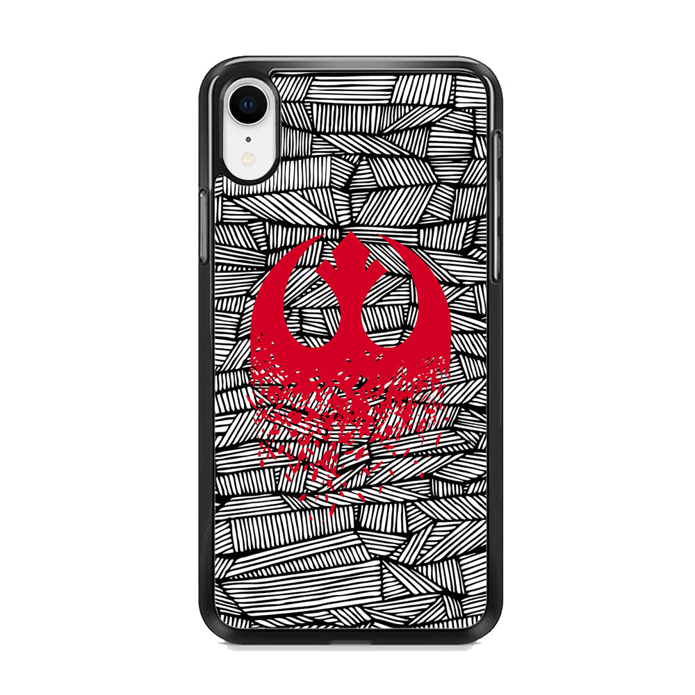 Star War Red Rebel Alliance iPhone XR Case
