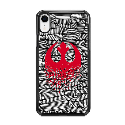Star War Red Rebel Alliance iPhone XR Case