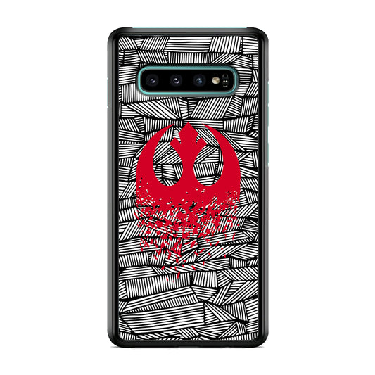 Star War Red Rebel Alliance Samsung Galaxy S10 Case