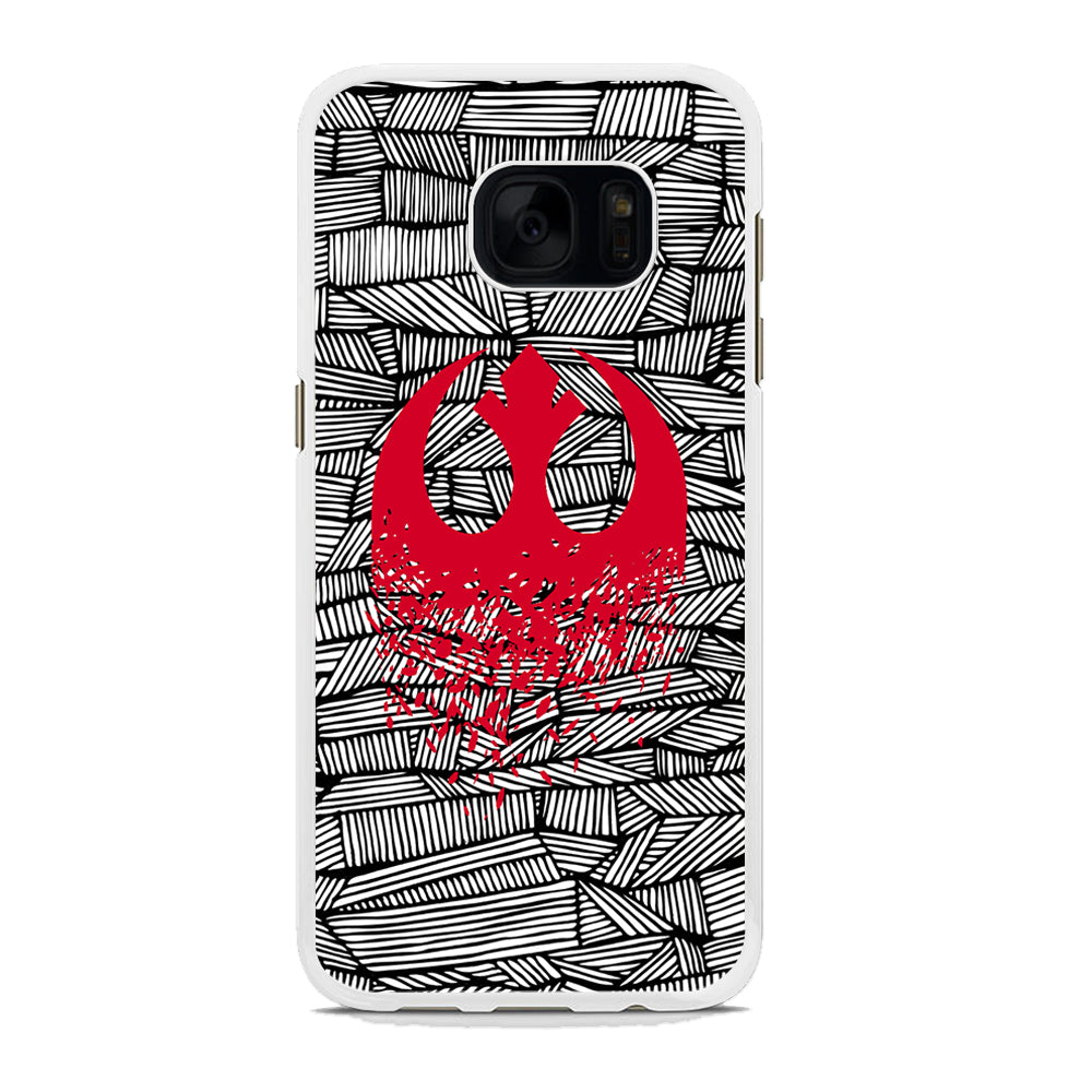 Star War Red Rebel Alliance Samsung Galaxy S7 Edge Case