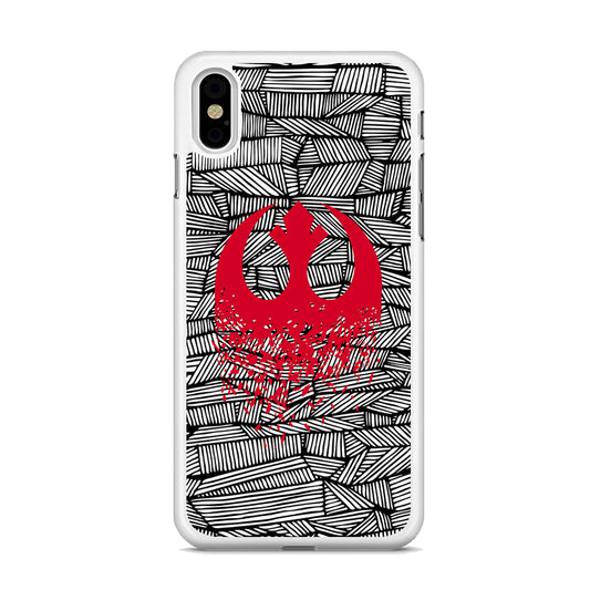 Star War Red Rebel Alliance iPhone XS Case