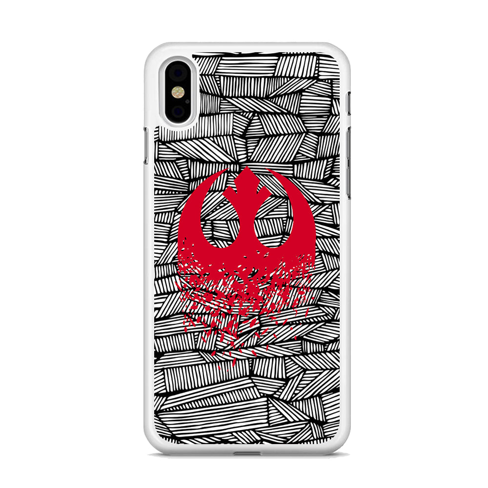 Star War Red Rebel Alliance iPhone X Case