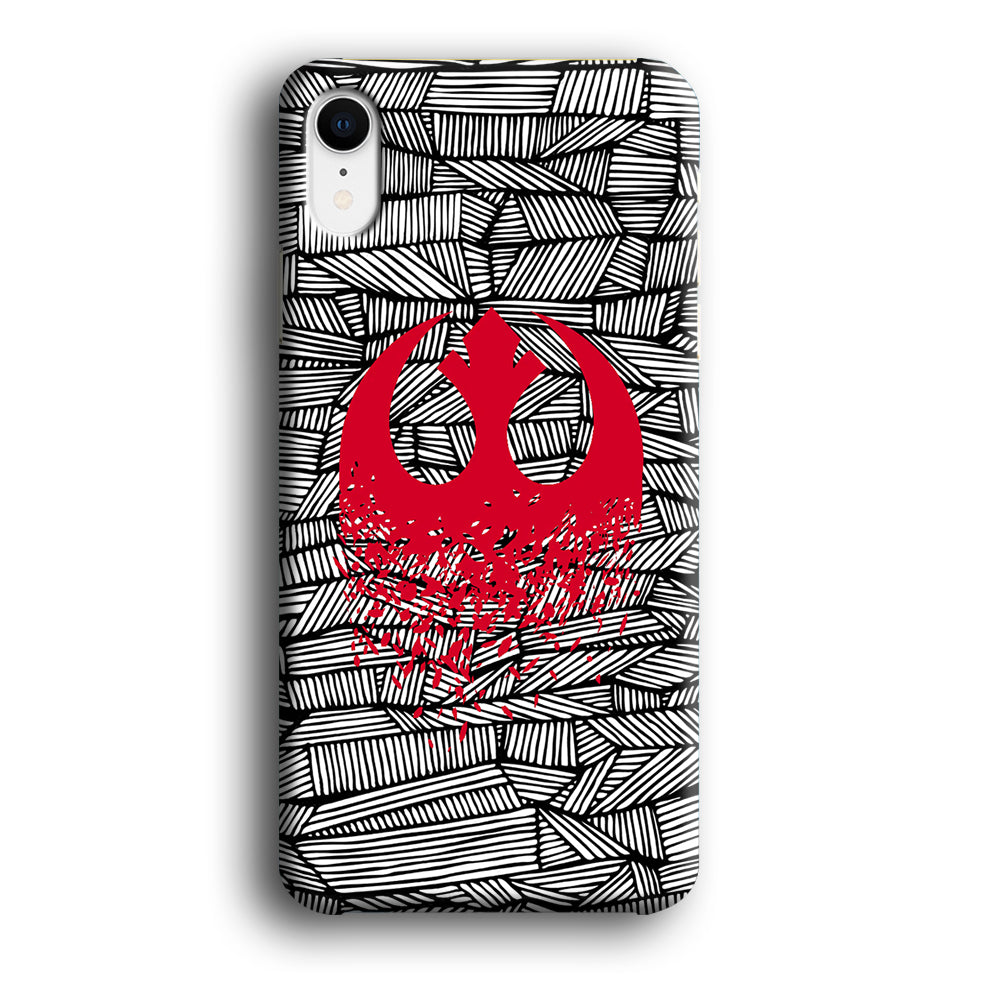 Star War Red Rebel Alliance iPhone XR Case