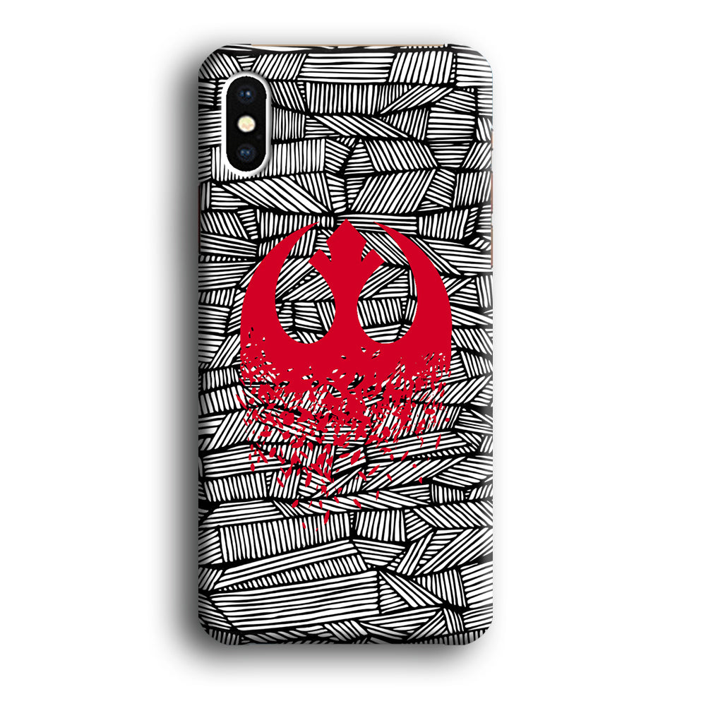 Star War Red Rebel Alliance iPhone XS MAX Case