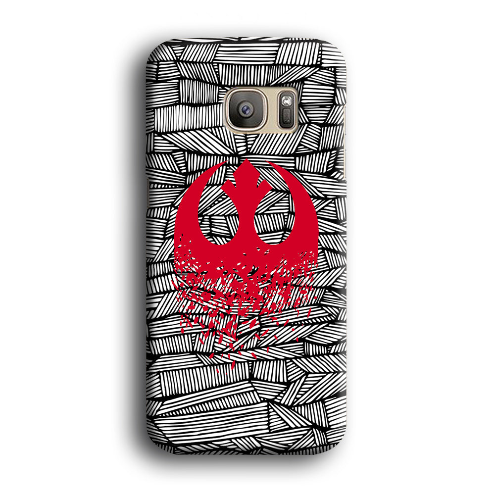 Star War Red Rebel Alliance Samsung Galaxy S7 Edge Case