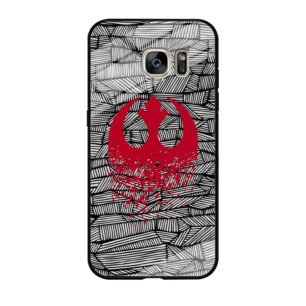 Star War Red Rebel Alliance Samsung Galaxy S7 Edge Case