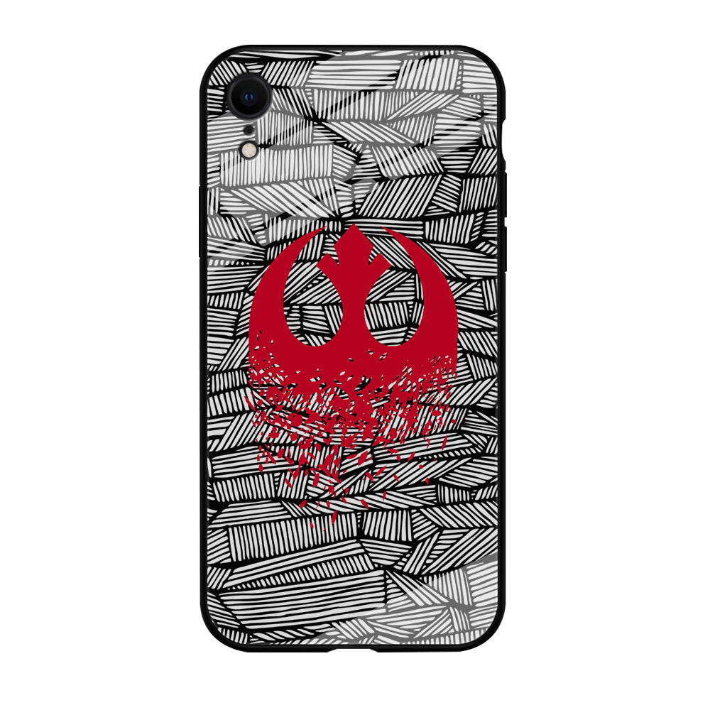 Star War Red Rebel Alliance iPhone XR Case