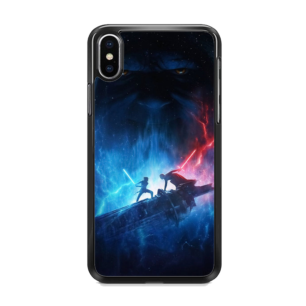 Star Wars The Rise of Skywalker Beattle Galaxy iPhone XS Case Rubber Black (2D Case)