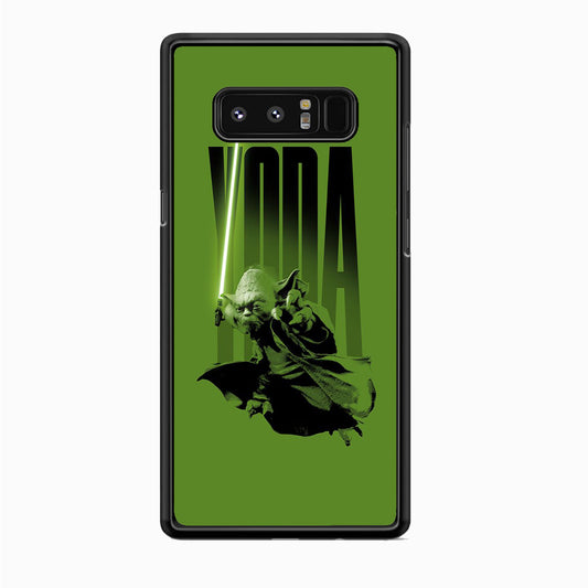 Star Wars Yoda Green Lightsaber Samsung Galaxy Note 8 Case