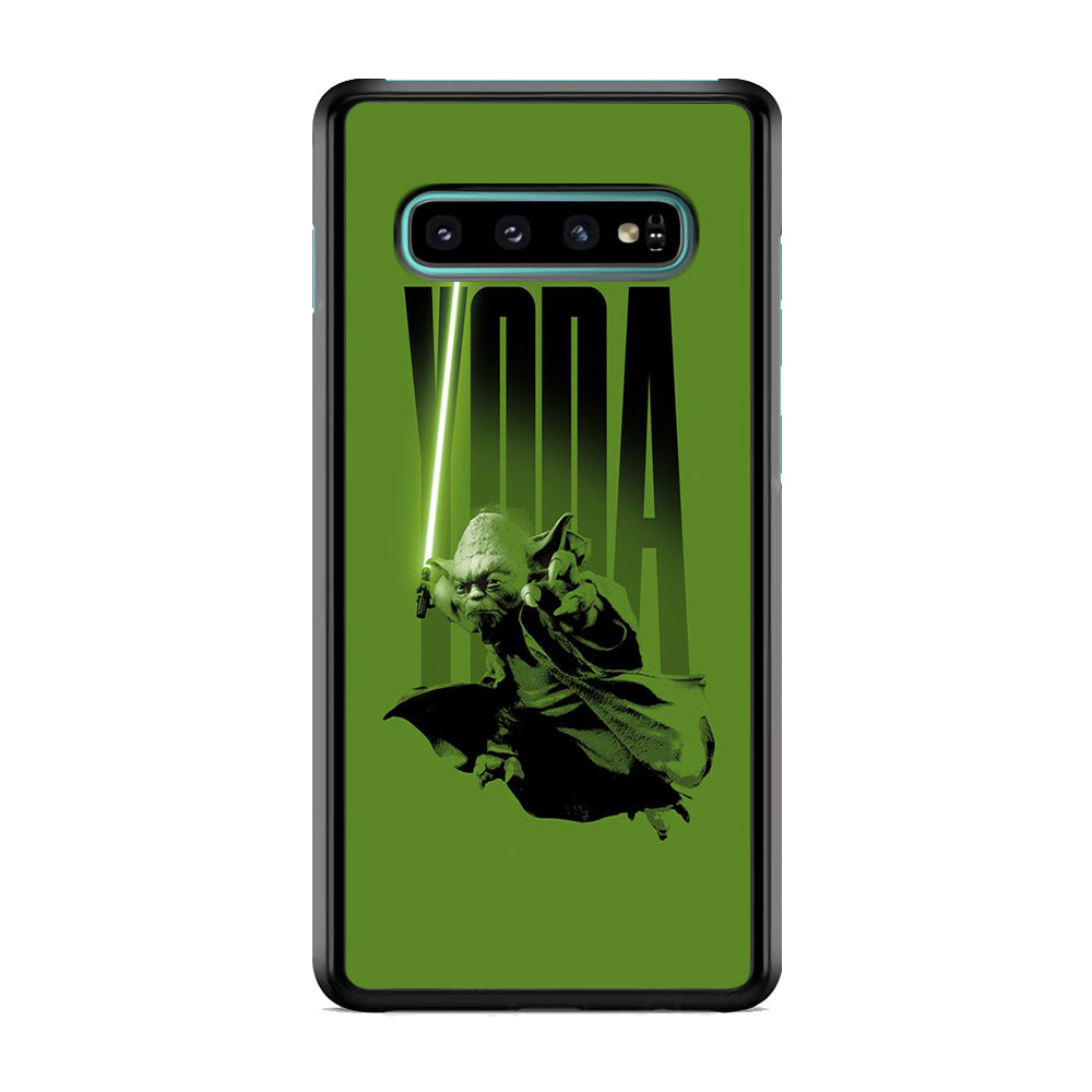 Star Wars Yoda Green Lightsaber Samsung Galaxy S10 Plus Case