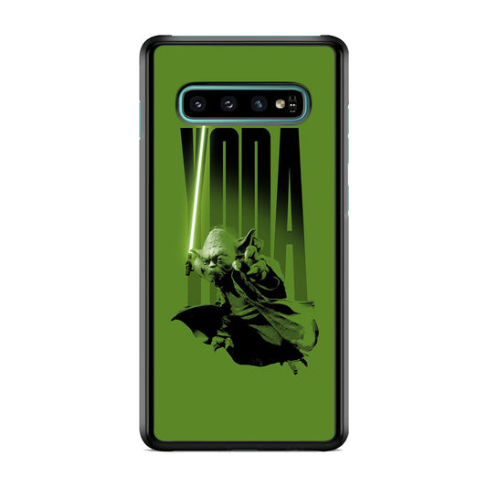 Star Wars Yoda Green Lightsaber Samsung Galaxy S10 Plus Case