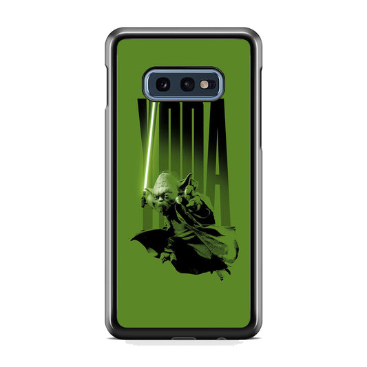 Star Wars Yoda Green Lightsaber Samsung Galaxy S10E Case