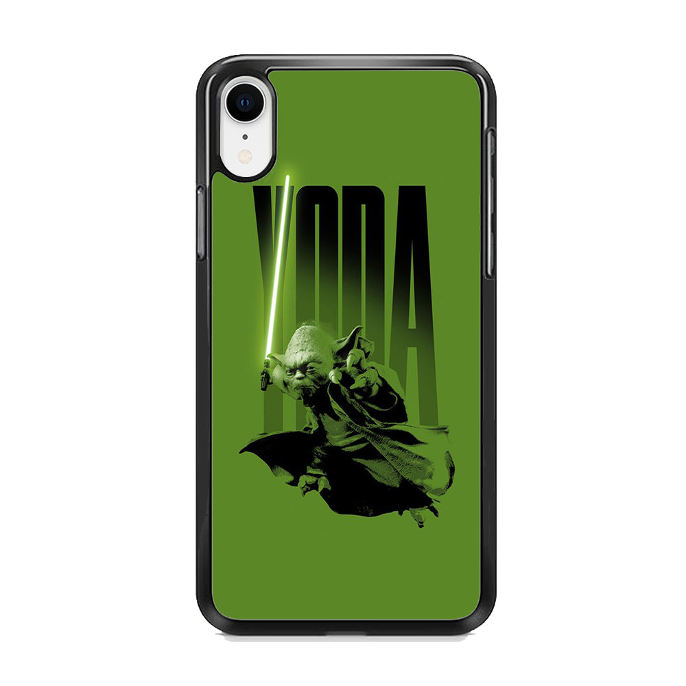 Star Wars Yoda Green Lightsaber  iPhone XR Case