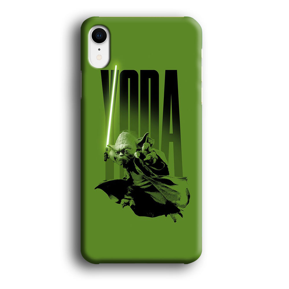 Star Wars Yoda Green Lightsaber  iPhone XR Case