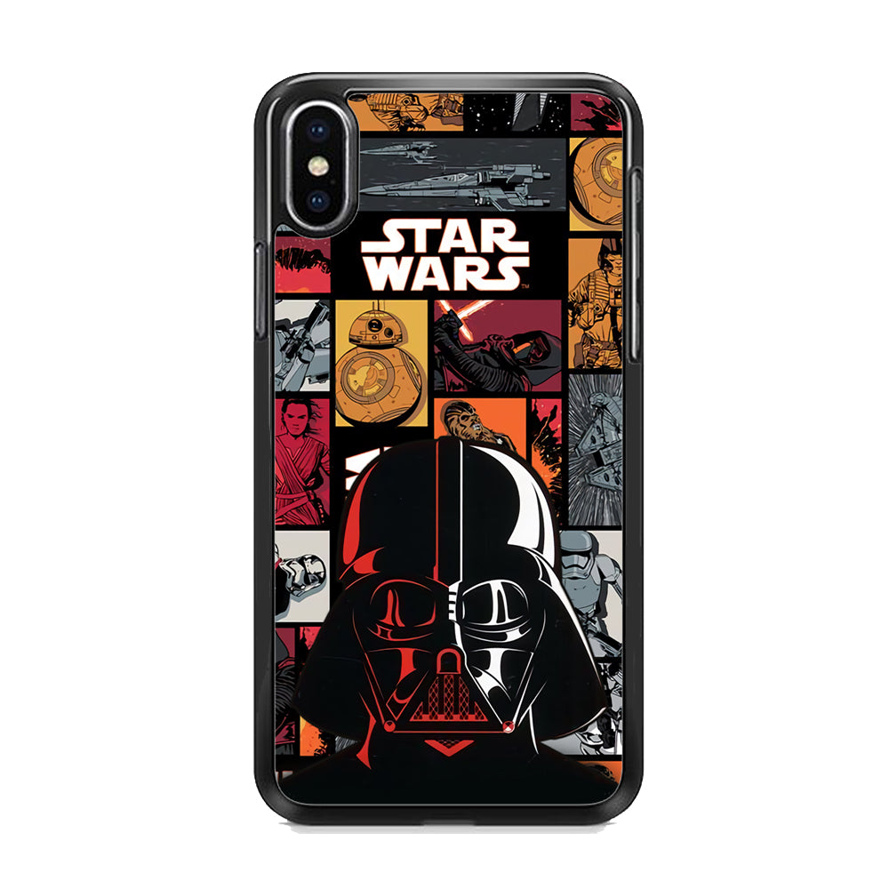 Starwars The Dart Vader Silhouette iPhone X Case