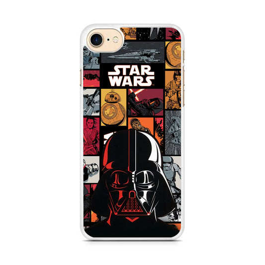Starwars The Dart Vader Silhouette iPhone 8 Case