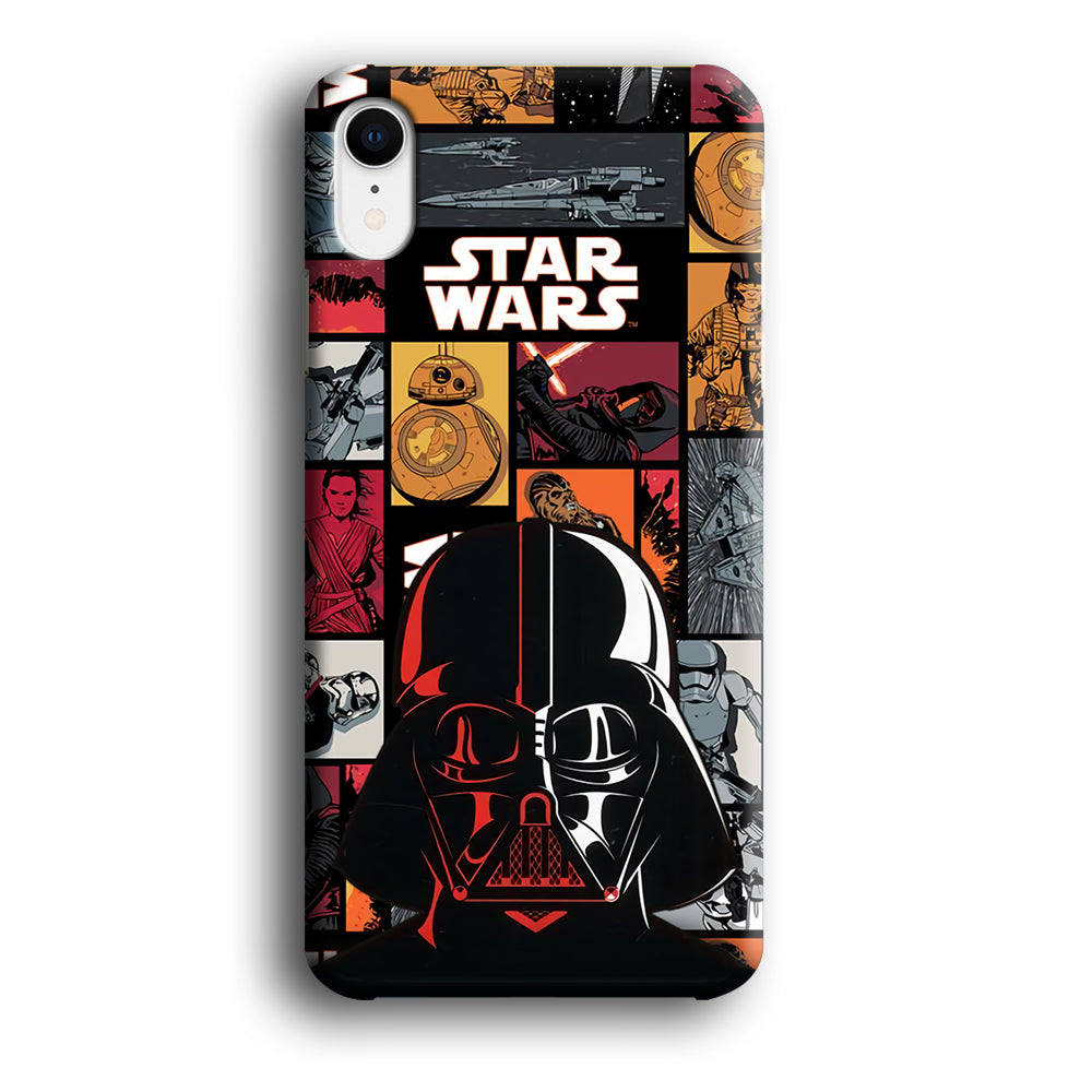 Starwars The Dart Vader Silhouette iPhone XR Case