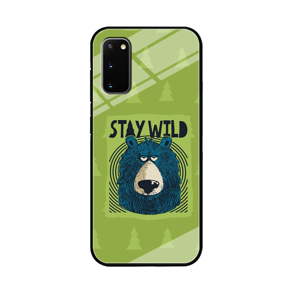 Stay Wild Like a Bear Samsung Galaxy S20 Case