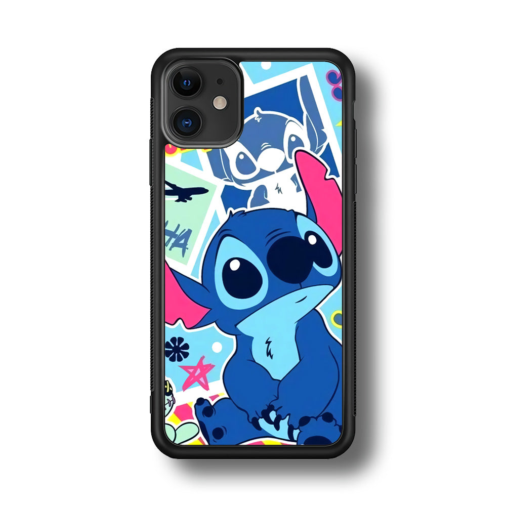 Stitch Cute Stare iPhone 11 Case