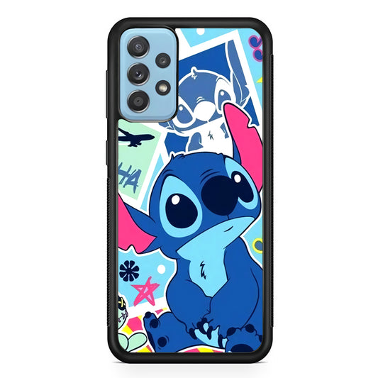 Stitch Cute Stare Samsung Galaxy A52 Case