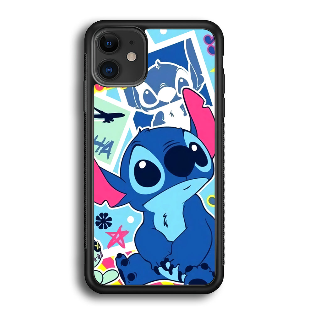 Stitch Cute Stare iPhone 12 Case